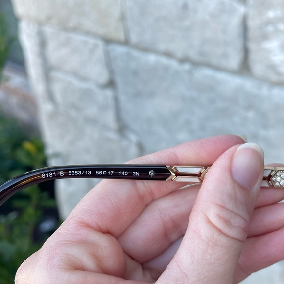 ❌SOLD ❌Beautiful Bvlgari SERPENTI BV 8181B havana glitter gold/brown Sunglasses - Picture 5 of 16